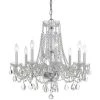 Traditional Crystal 8-Light Polished Chrome Crystal Chandelier by Crystorama -Crystorama popular store polished chrome crystorama chandeliers 1138 ch cl mwp 64 1000