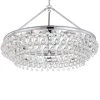 Calypso 6-Light Crystal Teardrop Polished Chrome Chandelier by Crystorama -Crystorama popular store polished chrome crystorama chandeliers 275 ch 64 1000