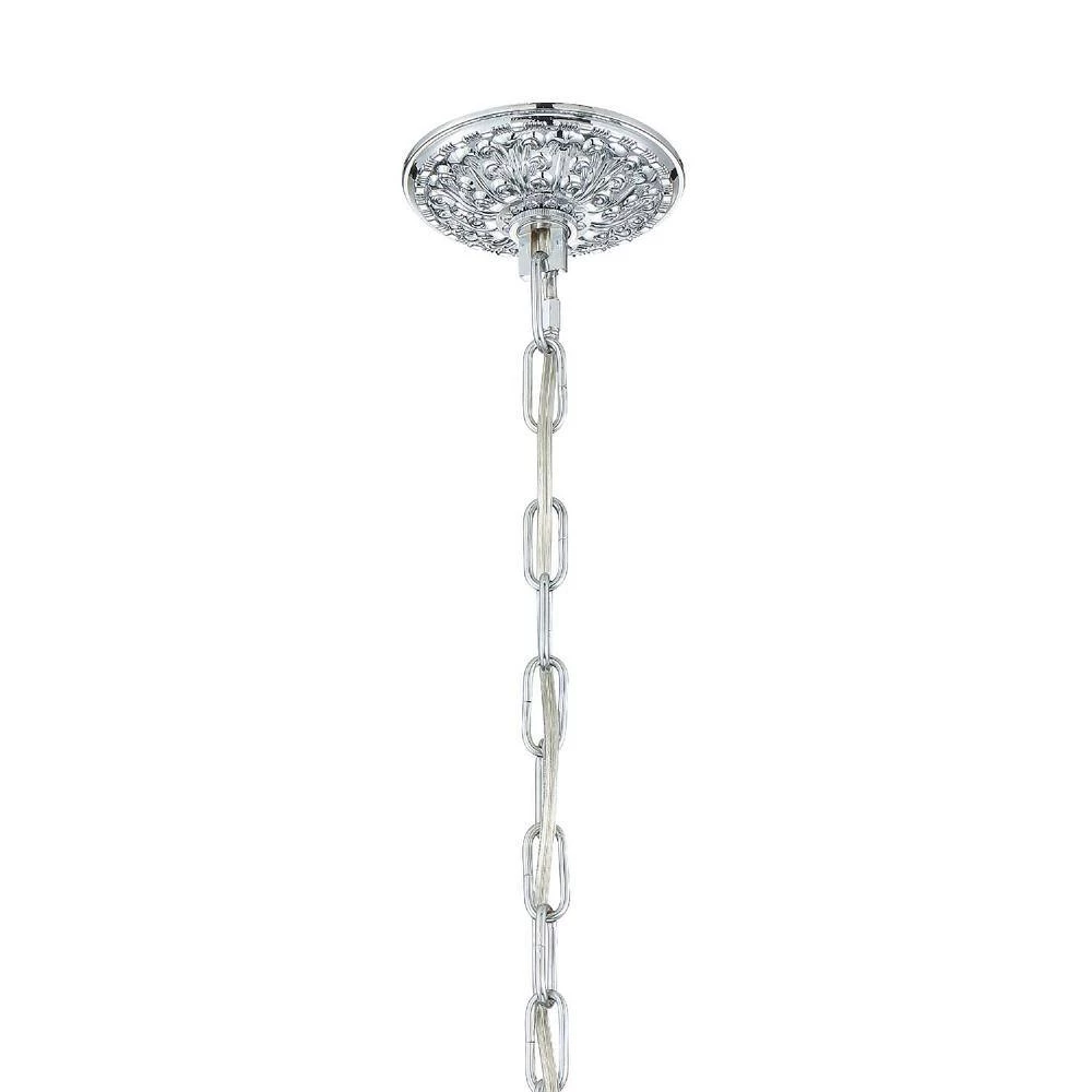 Maria Theresa 12-Light Polished Chrome Crystal Chandelier by Crystorama 6 Maria Theresa 12-Light Polished Chrome Crystal Chandelier by Crystorama - Image 4