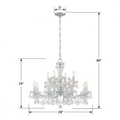 Maria Theresa 12-Light Polished Chrome Crystal Chandelier by Crystorama 12 Maria Theresa 12-Light Polished Chrome Crystal Chandelier by Crystorama -Crystorama popular store polished chrome crystorama chandeliers 4479 ch cl mwp 44 1000