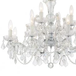 Maria Theresa 12-Light Polished Chrome Crystal Chandelier by Crystorama 10 Maria Theresa 12-Light Polished Chrome Crystal Chandelier by Crystorama -Crystorama popular store polished chrome crystorama chandeliers 4479 ch cl mwp 4f 1000