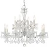 Maria Theresa 12-Light Polished Chrome Crystal Chandelier by Crystorama -Crystorama popular store polished chrome crystorama chandeliers 4479 ch cl mwp 64 1000