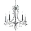 Cedar 5-Light Polished Chrome Mini Chandelier by Crystorama -Crystorama popular store polished chrome crystorama chandeliers 5935 ch cl mwp 64 1000