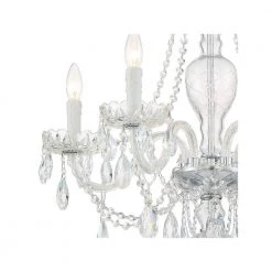 Candace 5-Light Polished Chrome Crystal Chandelier by Crystorama -Crystorama popular store polished chrome crystorama chandeliers can a1305 ch cl mwp 4f 1000