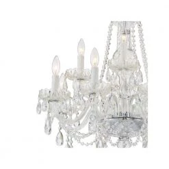 Candace 12-Light Polished Chrome Crystal Chandelier by Crystorama 9 Candace 12-Light Polished Chrome Crystal Chandelier by Crystorama -Crystorama popular store polished chrome crystorama chandeliers can a1312 ch cl mwp 4f 1000