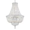 Roslyn 9-Light Polished Chrome Crystal Chandelier by Crystorama