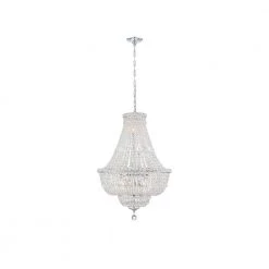 Roslyn 9-Light Polished Chrome Crystal Chandelier by Crystorama 14 Roslyn 9-Light Polished Chrome Crystal Chandelier by Crystorama -Crystorama popular store polished chrome crystorama chandeliers ros a1009 ch cl mwp fa 1000