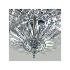 Ceiling Mount 10 in. 2-Light Polished Chrome Flush Mount by Crystorama -Crystorama popular store polished chrome crystorama flush mount lights 117 10 ch 4f 1000