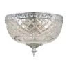 Ceiling Mount 10 in. 2-Light Polished Chrome Flush Mount by Crystorama