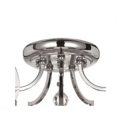 Cedar 18.5 in. 5-Light Polished Chrome Flush Mount by Crystorama -Crystorama popular store polished chrome crystorama flush mount lights 5930 ch cl mwp 1f 1000