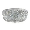 Ceiling Mount 12 in. 3-Light Polished Chrome Flush Mount by Crystorama -Crystorama popular store polished chrome crystorama flush mount lights 712 ch cl mwp 64 1000