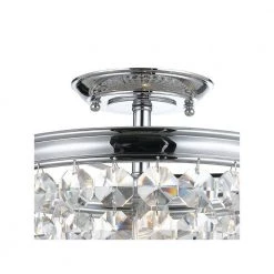 Archer 11.5 in. 3-Light Polished Chrome Flush Mount by Crystorama 11 Archer 11.5 in. 3-Light Polished Chrome Flush Mount by Crystorama -Crystorama popular store polished chrome crystorama flush mount lights 783 ch cl mwp 1f 1000