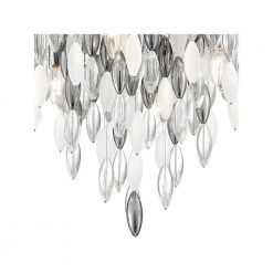 Hudson 16 in. 4-Light Polished Chrome Flush Mount by Crystorama -Crystorama popular store polished chrome crystorama flush mount lights hud a2214 ch 4f 1000