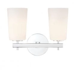 Colton 2-Light Polished Chrome Wall Sconce by Crystorama