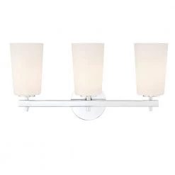 Colton 3-Light Polished Chrome Wall Sconce by Crystorama
