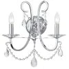 Othello 2-Light Polished Chrome Sconce by Crystorama -Crystorama popular store polished chrome crystorama wall sconces 6822 ch cl s 64 1000
