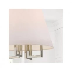 Westwood 4-Light Polished Nickel Crystal Chandelier with Silk Shade by Crystorama 11 Westwood 4-Light Polished Nickel Crystal Chandelier with Silk Shade by Crystorama -Crystorama popular store polished nickel crystorama chandeliers 2254 pn 4f 1000