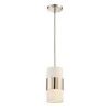 Grayson 1-Light Polished Nickel Pendant with Silk Shade by Crystorama -Crystorama popular store polished nickel crystorama chandeliers 290 pn 64 1000