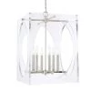 Drake 6-Light Polished Nickel Crystal Chandelier by Crystorama