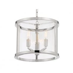 Devon 3-Light Polished Nickel Chandelier by Crystorama -Crystorama popular store polished nickel crystorama chandeliers dev b8003 pn 1f 1000