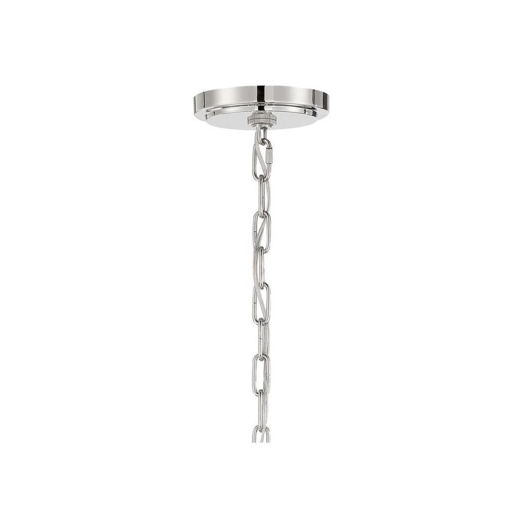 Elliot 6-Light Polished Nickel Chandelier by Crystorama 7 Elliot 6-Light Polished Nickel Chandelier by Crystorama - Image 5
