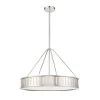 Kendal 4-Light Polished Nickel Pendant by Crystorama