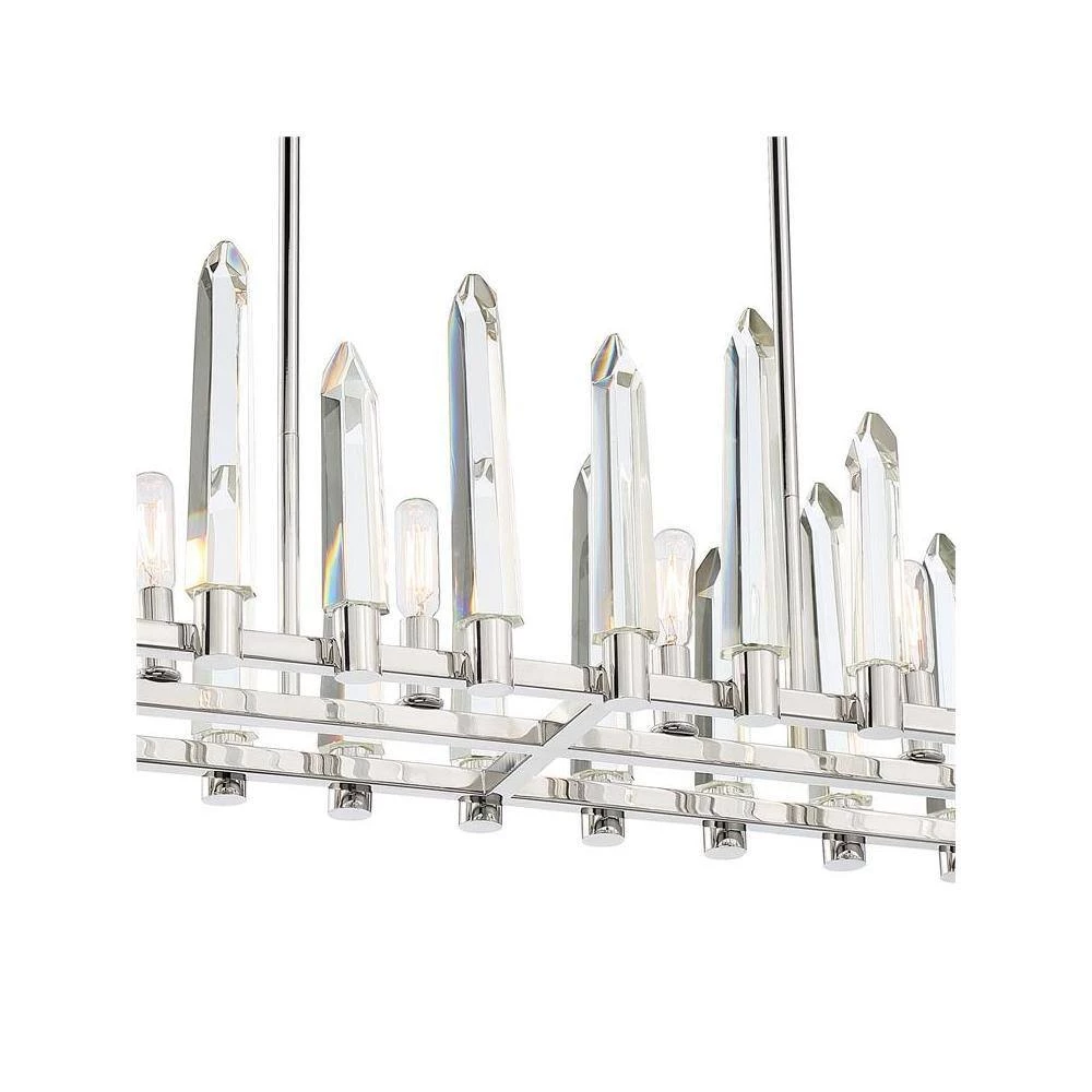 Watson 6-Light Polished Nickel Chandelier by Crystorama 7 Watson 6-Light Polished Nickel Chandelier by Crystorama - Image 5