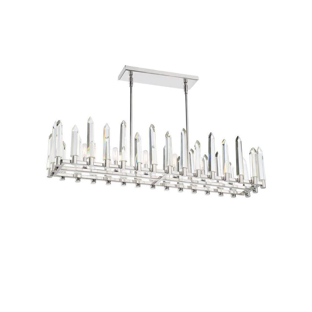 Watson 6-Light Polished Nickel Chandelier by Crystorama 5 Watson 6-Light Polished Nickel Chandelier by Crystorama - Image 3