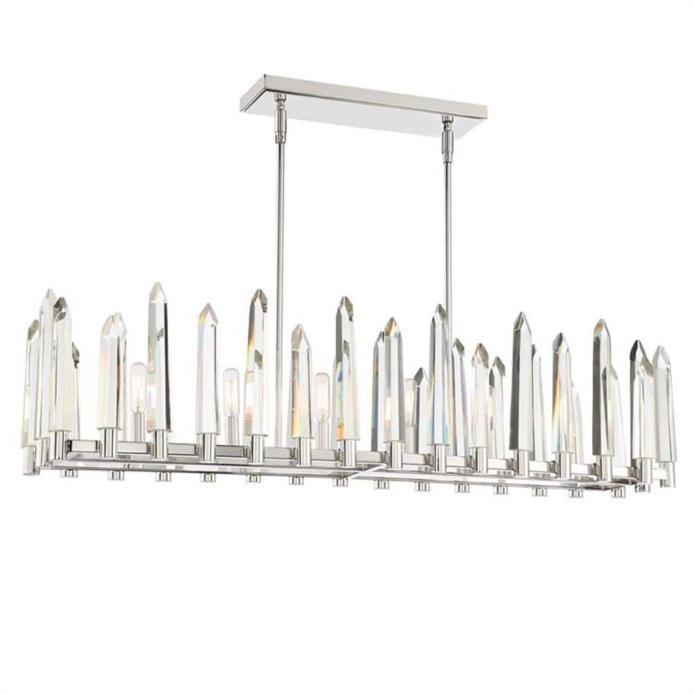 Watson 6-Light Polished Nickel Chandelier by Crystorama 3 Watson 6-Light Polished Nickel Chandelier by Crystorama