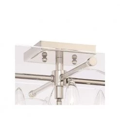 Drake 15 in. 4-Light Polished Nickel Flush Mount by Crystorama -Crystorama popular store polished nickel crystorama flush mount lights 8870 pn 4f 1000