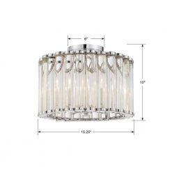 Elliot 15.25 in. 4-Light Polished Nickel Flush Mount by Crystorama 11 Elliot 15.25 in. 4-Light Polished Nickel Flush Mount by Crystorama -Crystorama popular store polished nickel crystorama flush mount lights ell b3004 pn ceiling 4f 1000