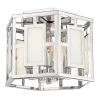 Hillcrest 12 in. 6-Light Polished Nickel Flush Mount by Crystorama