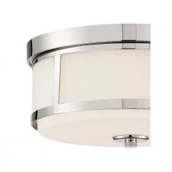 Trevor 13.62 in. 2-Light Polished Nickel Flush Mount by Crystorama 8 Trevor 13.62 in. 2-Light Polished Nickel Flush Mount by Crystorama -Crystorama popular store polished nickel crystorama flush mount lights trv a3802 pn 4f 1000