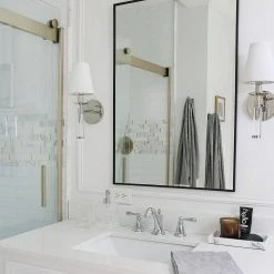 Baxter 1-Light Polished Nickel Sconce by Crystorama -Crystorama popular store polished nickel crystorama wall sconces 8861 pn 76 1000