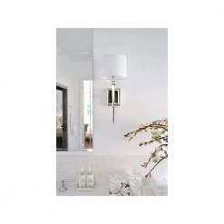 Clifton 1-Light Polished Nickel Sconce by Crystorama 13 Clifton 1-Light Polished Nickel Sconce by Crystorama -Crystorama popular store polished nickel crystorama wall sconces cli 231 pn 44 1000