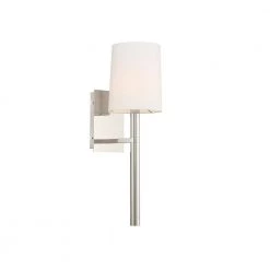 Weston 1-Light Polished Nickel Sconce by Crystorama 12 Weston 1-Light Polished Nickel Sconce by Crystorama -Crystorama popular store polished nickel crystorama wall sconces wes 9901 pn 1f 1000