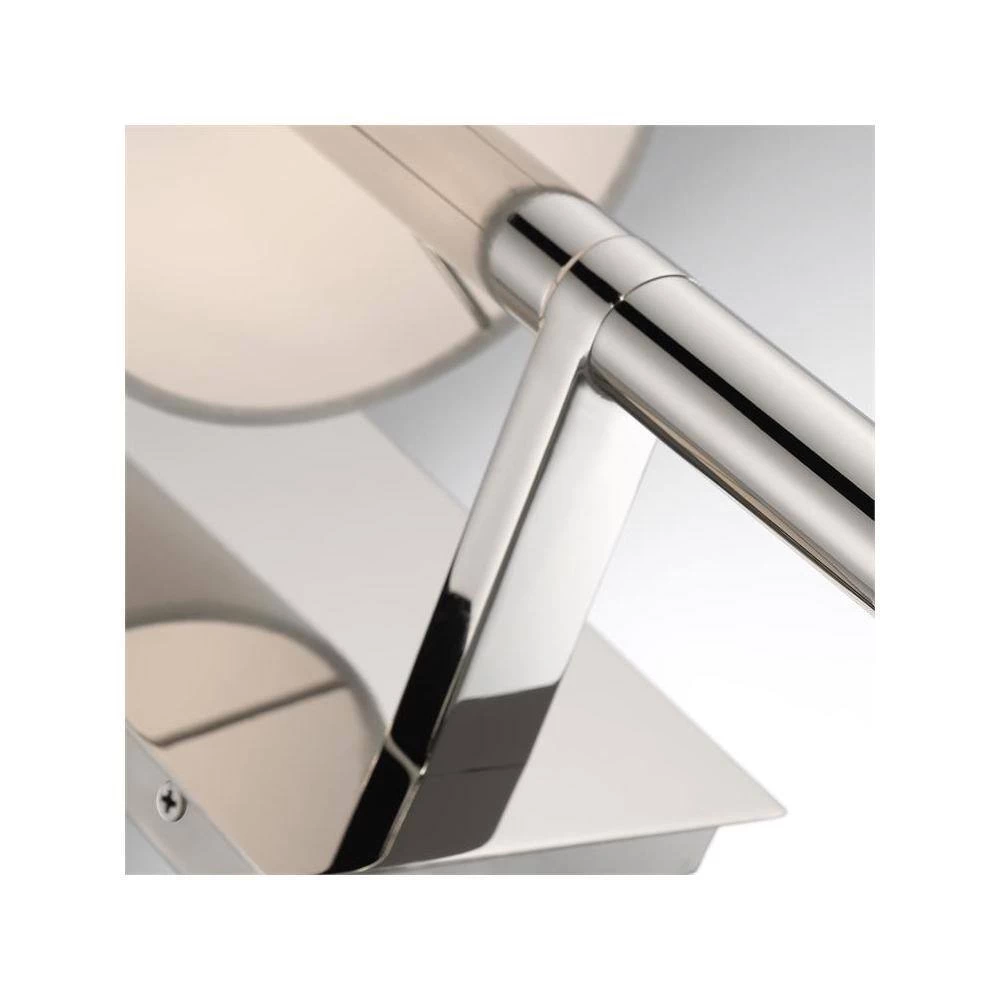 Weston 1-Light Polished Nickel Sconce by Crystorama 8 Weston 1-Light Polished Nickel Sconce by Crystorama - Image 6