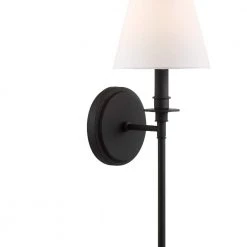 Riverdale 1 Light Black Forged Sconce by Crystorama -Crystorama popular store riverdale crystorama wall sconces riv 382 bf 1f 1000