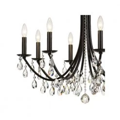 Bridgehampton 8-Light Vibrant Bronze Crystal Chandelier by Crystorama -Crystorama popular store vibrant bronze crystorama chandeliers 8828 vz cl mwp 4f 1000