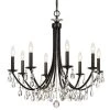 Bridgehampton 8-Light Vibrant Bronze Crystal Chandelier by Crystorama 1 Bridgehampton 8-Light Vibrant Bronze Crystal Chandelier by Crystorama -Crystorama popular store vibrant bronze crystorama chandeliers 8828 vz cl saq 64 1000