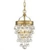 Calypso 1-Light Vibrant Gold Mini Chandelier by Crystorama 2 Calypso 1-Light Vibrant Gold Mini Chandelier by Crystorama -Crystorama popular store vibrant gold crystorama chandeliers 131 vg 64 1000