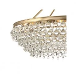 Calypso 8-Light Vibrant Gold Standard Chandelier by Crystorama -Crystorama popular store vibrant gold crystorama chandeliers 278 vg 4f 1000