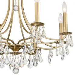 Cedar 8-Light Vibrant Gold Chandelier by Crystorama 11 Cedar 8-Light Vibrant Gold Chandelier by Crystorama -Crystorama popular store vibrant gold crystorama chandeliers 5938 vg cl mwp fa 1000