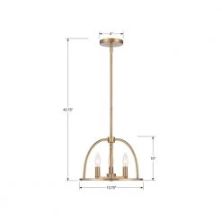 Abbott 3-Light Vibrant Gold Chandelier by Crystorama 12 Abbott 3-Light Vibrant Gold Chandelier by Crystorama -Crystorama popular store vibrant gold crystorama chandeliers abb 3003 vg 44 1000