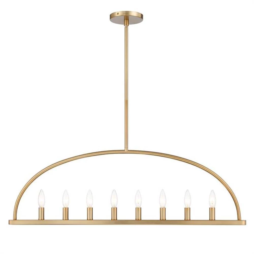 Abbott 8-Light Vibrant Gold Chandelier by Crystorama 3 Abbott 8-Light Vibrant Gold Chandelier by Crystorama