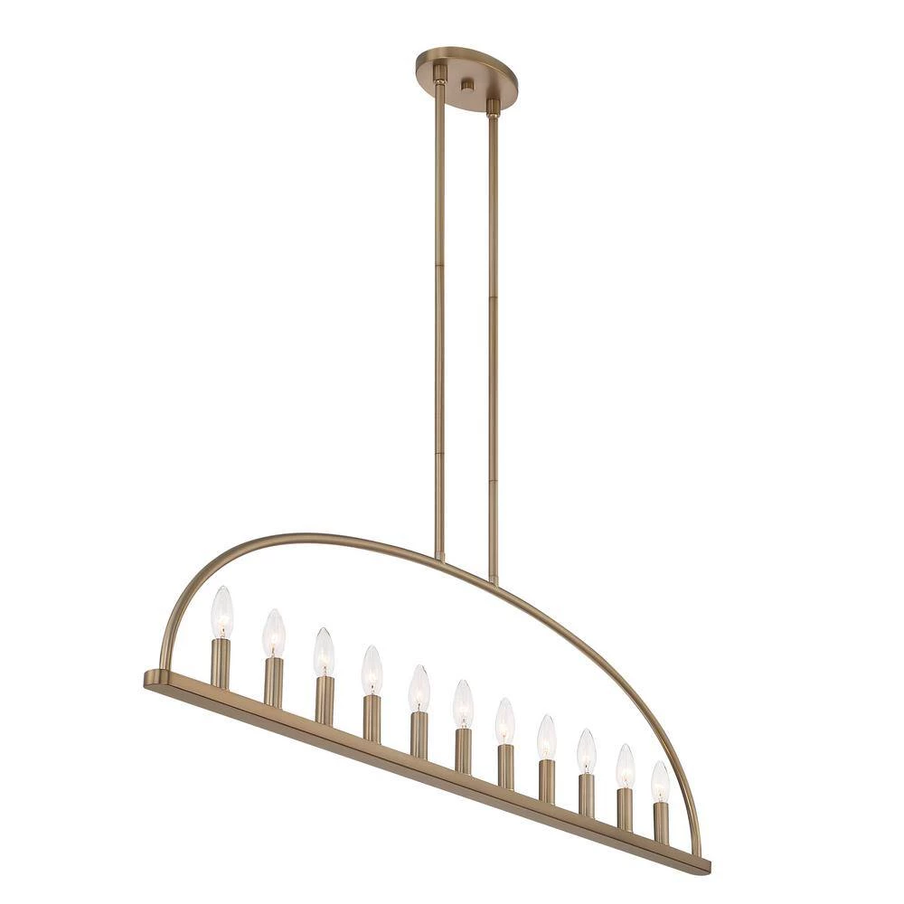 Abbott 11-Light Vibrant Gold Chandelier by Crystorama 4 Abbott 11-Light Vibrant Gold Chandelier by Crystorama - Image 2