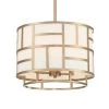 Danielson 4-Light Vibrant Gold Shaded Chandelier with Silk Shade by Crystorama 1 Danielson 4-Light Vibrant Gold Shaded Chandelier with Silk Shade by Crystorama -Crystorama popular store vibrant gold crystorama chandeliers dan 404 vg 64 1000