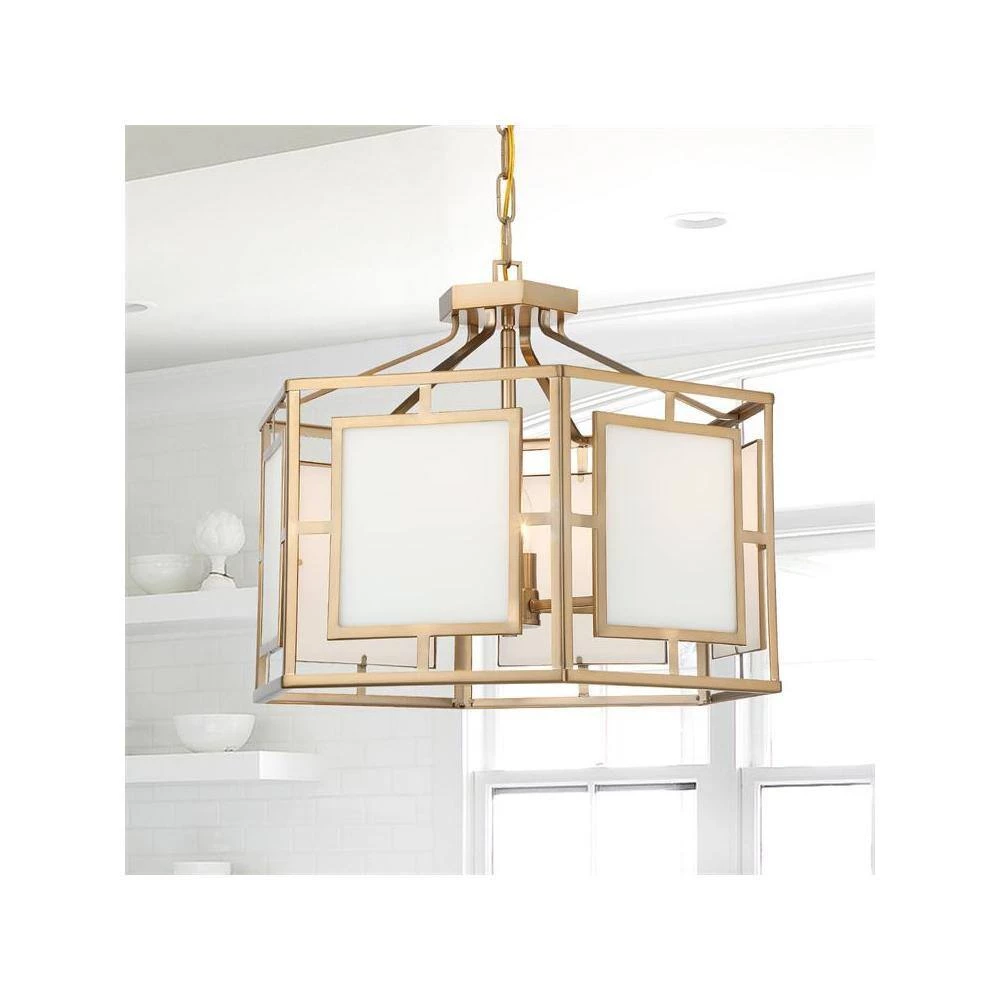 Hillcrest 6-Light Vibrant Gold Standard Chandelier by Crystorama 8 Hillcrest 6-Light Vibrant Gold Standard Chandelier by Crystorama - Image 6