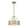 Kendal 3-Light Vibrant Gold Pendant by Crystorama