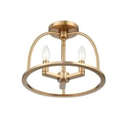 Abbott 13.75 in 3-Light Vibrant Gold Flush Mount by Crystorama -Crystorama popular store vibrant gold crystorama flush mount lights abb 3003 vg ceiling 4f 1000